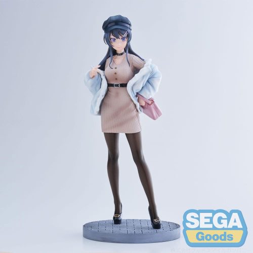 Rascal Does Not Dream of a Bunny Girl Senpai Luminasta PVC Szobor Mai Sakurajima Casual Clothes Ver. 21 cm