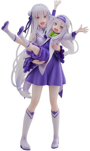 Re:Zero Starting Life in Another World PVC Szobor 1/7 Emilia & Childhood Emilia 24 cm