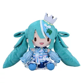   Character Vocal Series 01: Hatsune Miku Fuwa Petit Plush Figure Hatsune Miku LAWSON 50th Anniversary Special LIVE L 30 cm