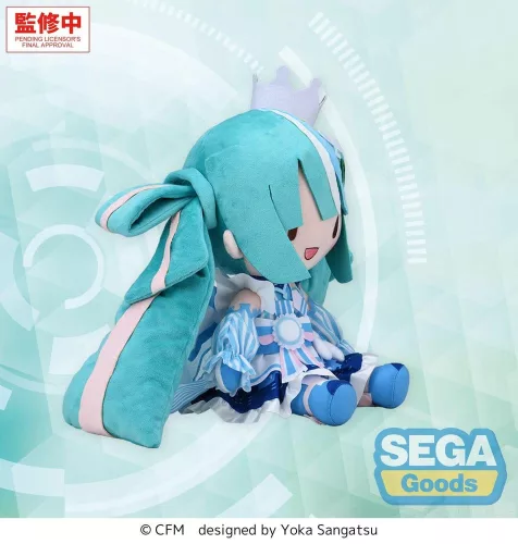 Character Vocal Series 01: Hatsune Miku Fuwa Petit Plush Figure Hatsune Miku LAWSON 50th Anniversary Special LIVE L 30 cm