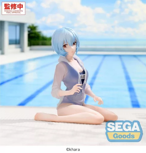 Rebuild of Evangelion Yumemirize PVC Figure Rei Ayanami School Swimsuit Ver. 13 cm