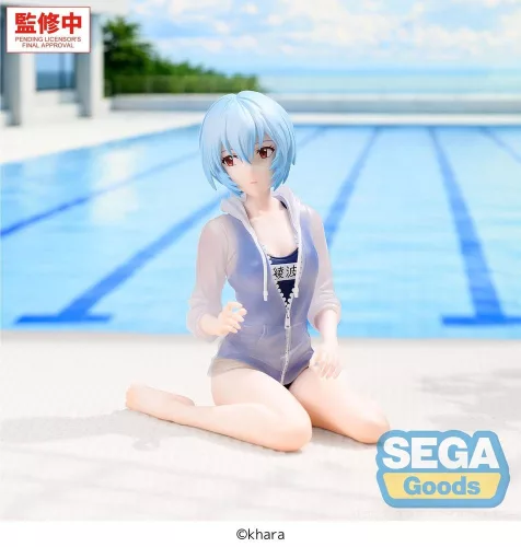 Rebuild of Evangelion Yumemirize PVC Figure Rei Ayanami School Swimsuit Ver. 13 cm