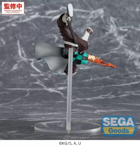 Demon Slayer: Kimetsu no Yaiba Luminasta PVC Figure Tanjiro Kamado Hinokami Kagura Setting Sun Transformation 15 cm