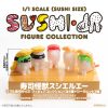 Original Character Mini Figures 1/1 Real Sushi Size 7 cm Sushi Monster Sortiment (6)