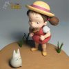 My Neighbor Totoro Statue Mei and Little Totoro 14 cm