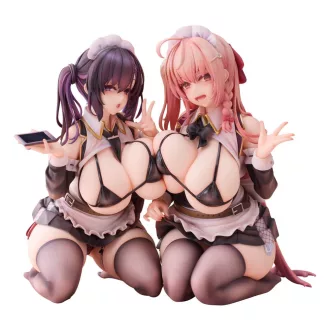   Original Character PVC Szobrok 1/5 2-Set Koho Miya & Otsuhane Fuwari illustration by Ninoude 18 cm