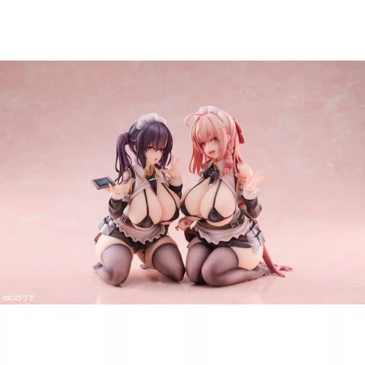 Original Character PVC Szobrok 1/5 2-Set Koho Miya & Otsuhane Fuwari illustration by Ninoude 18 cm