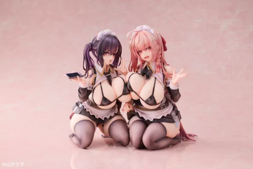 Original Character PVC Szobrok 1/5 2-Set Koho Miya & Otsuhane Fuwari illustration by Ninoude 18 cm