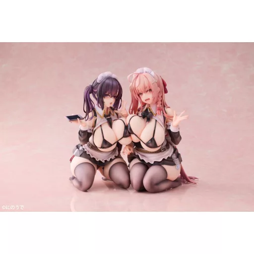Original Character PVC Szobrok 1/5 2-Set Koho Miya & Otsuhane Fuwari illustration by Ninoude 18 cm