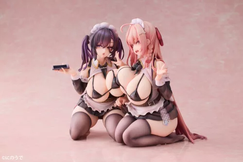 Original Character PVC Szobrok 1/5 2-Set Koho Miya & Otsuhane Fuwari illustration by Ninoude 18 cm