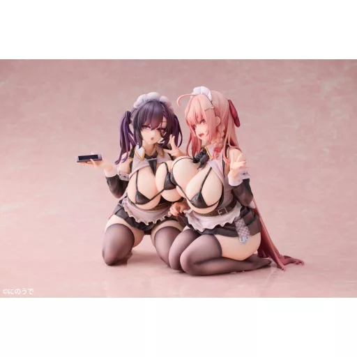 Original Character PVC Szobrok 1/5 2-Set Koho Miya & Otsuhane Fuwari illustration by Ninoude 18 cm