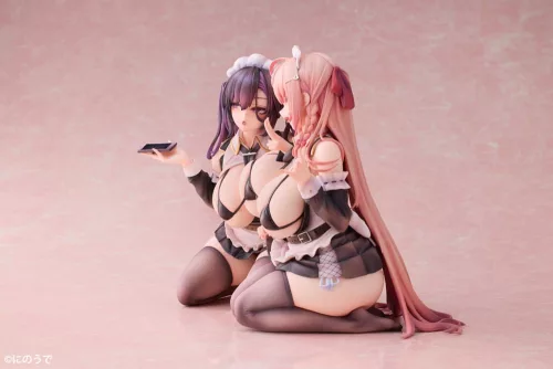 Original Character PVC Szobrok 1/5 2-Set Koho Miya & Otsuhane Fuwari illustration by Ninoude 18 cm