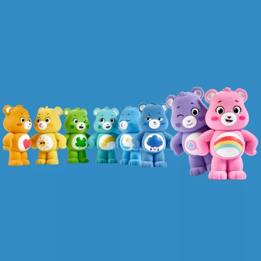 Care Bears Flocked Figures Unlock the Magic 8 cm Blind Box Display (8)