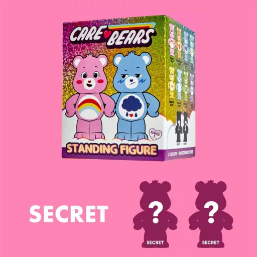 Care Bears Flocked Figures Unlock the Magic 8 cm Blind Box Display (8)