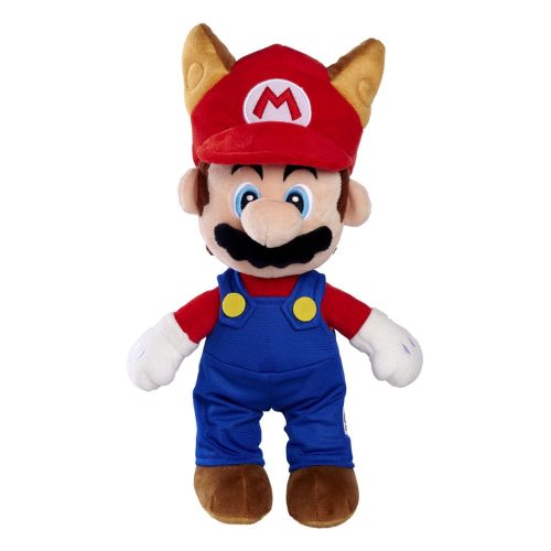 Super Mario Plüss Figura Tanuki Mario 30 cm