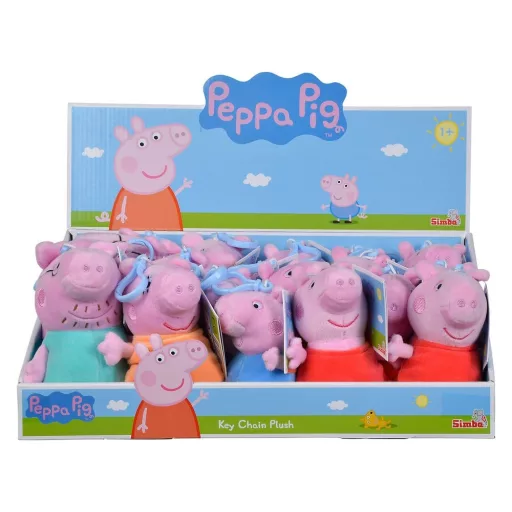 Peppa Pig Plush Keychain Display (18)