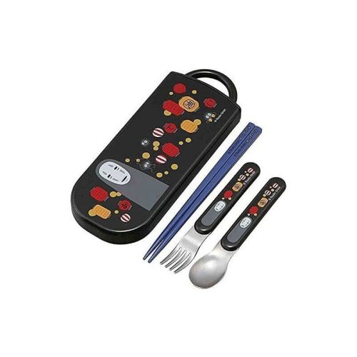 Spirited Away Chopsticks & Spoon & Fork Set No Face & Lantern