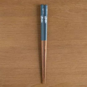   Studio Ghibli lacquered Chopsticks sketches Princess Mononoke Kodama dark blue 21 cm