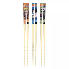 Naruto Bamboo Chopsticks 3-Set Team 7