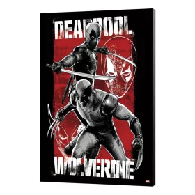   Marvel Wooden Falikép Deadpool & Wolverine 03 Maximum Effort 35 x 50 cm