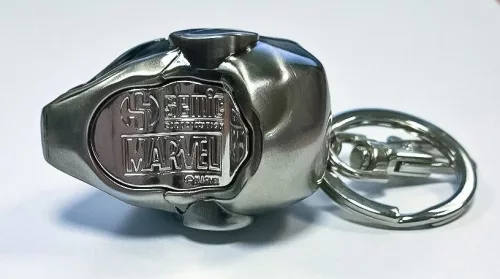 Marvel Comics Metal Keychain Iron Man Helmet Mark II