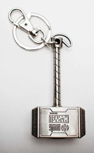 Marvel Comics Metal Keychain Thor Hammer