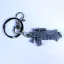 Warhammer 40K Metal Keychain Bolter Metallic Finish