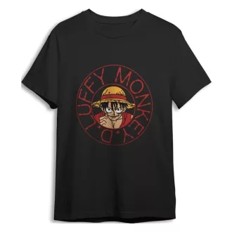 One Piece T-Shirt Monkey D. Luffy Black