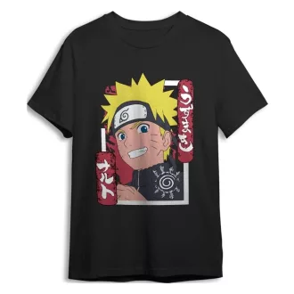 Naruto Shippuden T-Shirt Smile Black