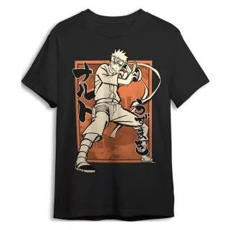 Naruto Shippuden T-Shirt Pose Black