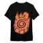 Naruto Shippuden T-Shirt Retro Logo Black