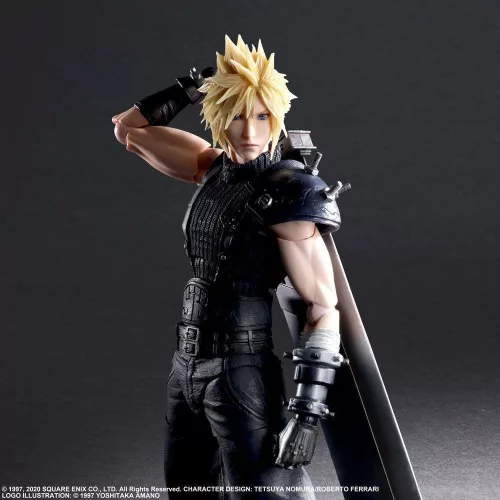 Final Fantasy VII Remake Play Arts Kai Action Figure Cloud Strife Ver. 2 27 cm