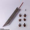 Final Fantasy VII Bring Arts Figura & Jármű Cloud Strife & Hardy-Daytona 15 cm