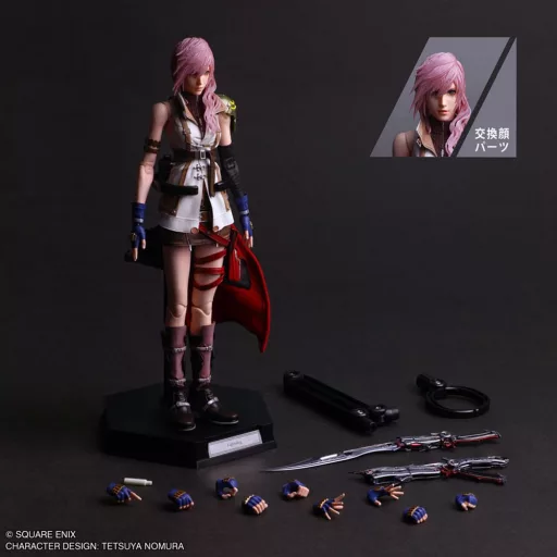 Final Fantasy XIII Play Arts Shin Action Figure Lightning 26 cm