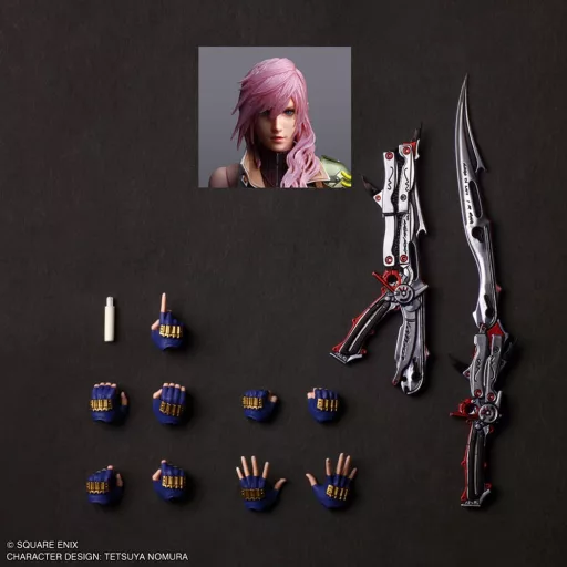 Final Fantasy XIII Play Arts Shin Action Figure Lightning 26 cm