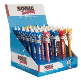   Sonic - The Hedgehog Erasable Gel Pen Characters Display (30)