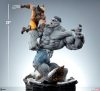 Marvel Statue Grey Hulk vs Wolverine 58 cm