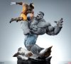 Marvel Statue Grey Hulk vs Wolverine 58 cm