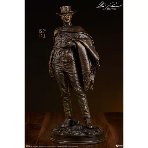 The Good, The Bad and the Ugly Statue The Man with No Name (Faux Bronze) 39 cm