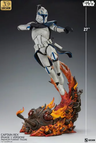 Star Wars Premium Format Figure Captain Rex (Phase 1 Version) Sideshow Exclusive 68 cm