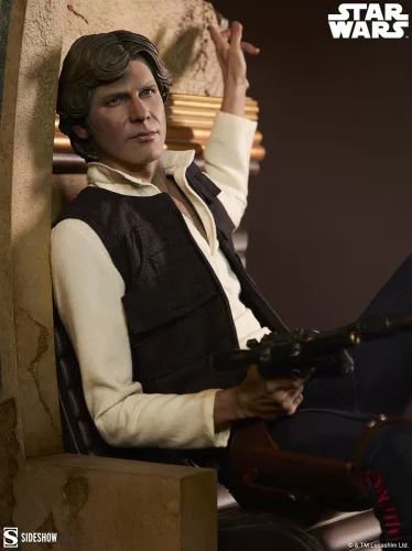 Star Wars Episode IV Mixed Media Premium Format Figure Han Solo: Sorry About the Mess 32 cm