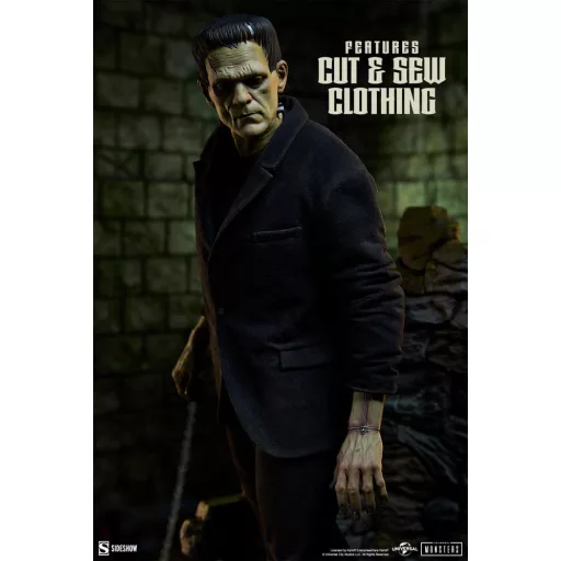 Frankenstein Premium Format Mixed Media Statue Frankenstein (Fabric Costume) 57 cm