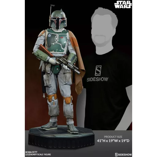 Star Wars Legendary Scale Szobor 1/2 Boba Fett 104 cm