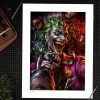 DC Comics Kép Eternal Enemies: The Joker vs Batman 46 x 61 cm - unframed