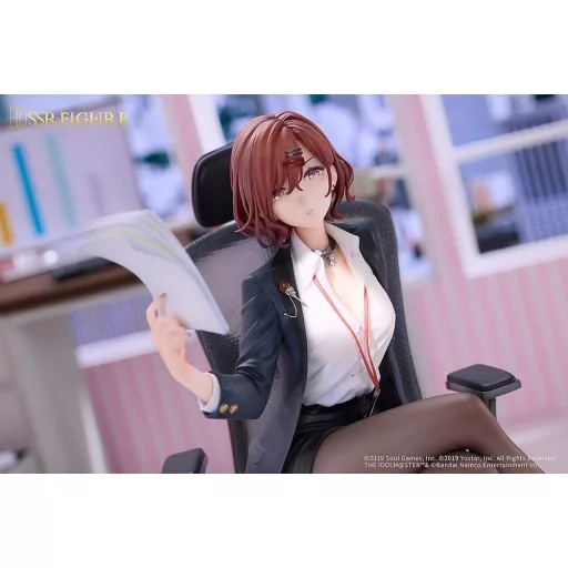 The Idolmaster Shiny Colors x Mahjong Soul PVC Figure 1/7 Madoka Higuchi Effortless Work Ver. 21 cm