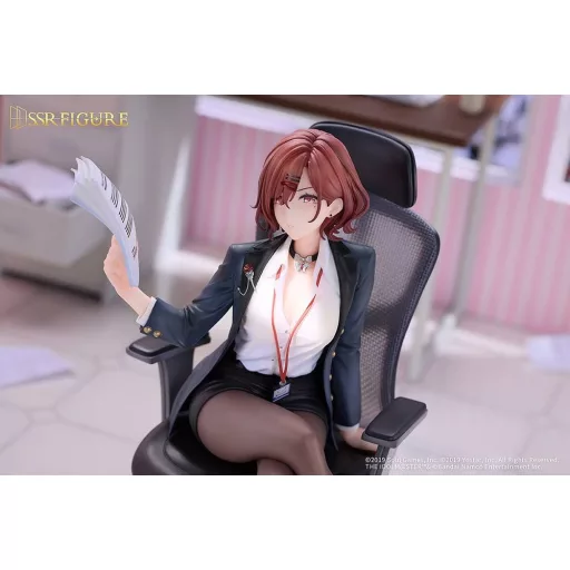 The Idolmaster Shiny Colors x Mahjong Soul PVC Figure 1/7 Madoka Higuchi Effortless Work Ver. 21 cm