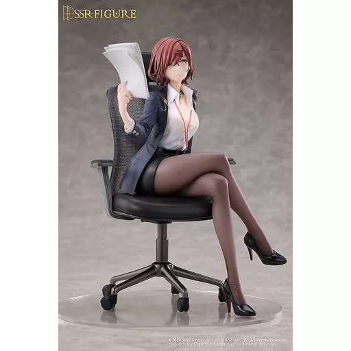 The Idolmaster Shiny Colors x Mahjong Soul PVC Figure 1/7 Madoka Higuchi Effortless Work Ver. 21 cm