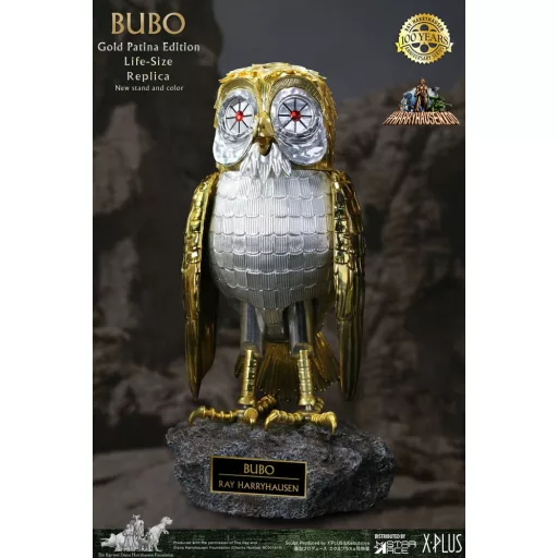 Clash of the Titans Statue Ray Harryhausens Bubo Gold Patina Edition Deluxe Ver. 34 cm