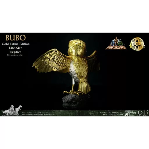 Clash of the Titans Statue Ray Harryhausens Bubo Gold Patina Edition Deluxe Ver. 34 cm