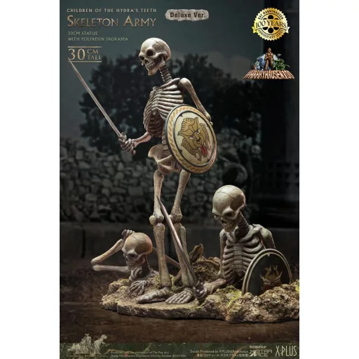 Jason and the Argonauts Gigantic Soft Vinyl Statue Ray Harryhausens Skeleton Army (Children of the Hydra's Teeth) Deluxe Ver. 32 cm
